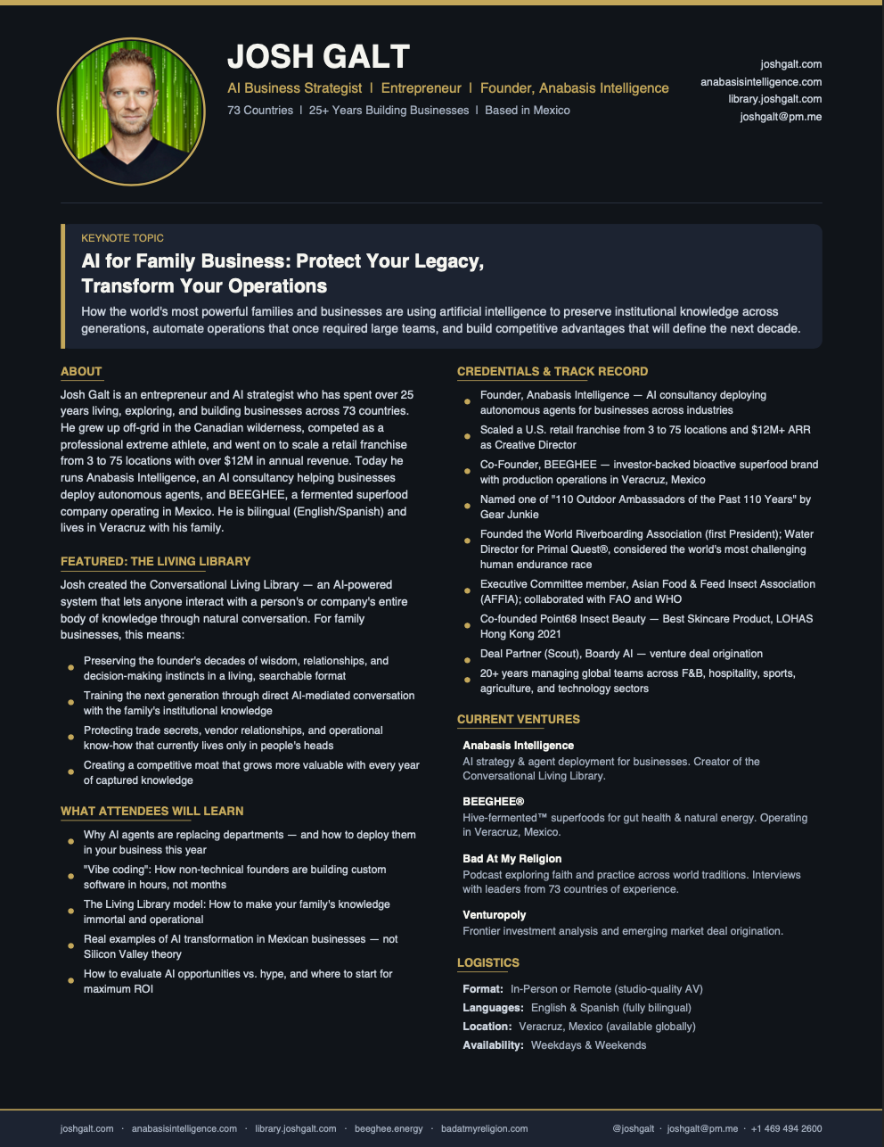 Podcast Guest One-Pager