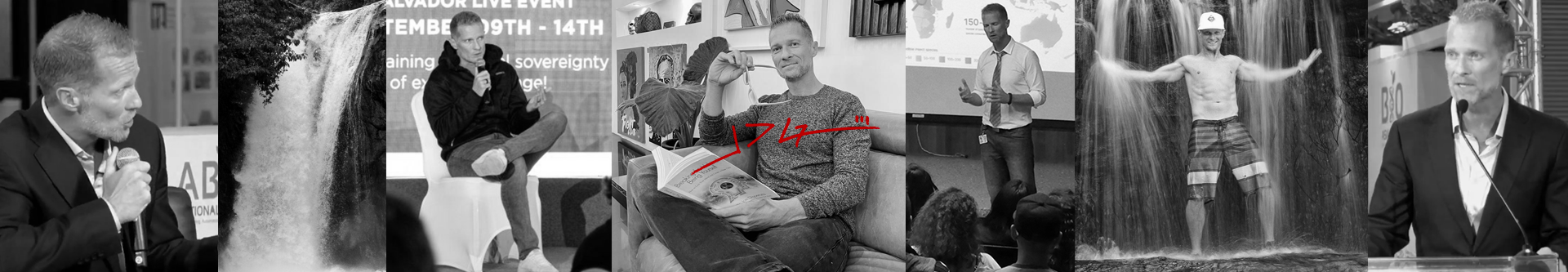 Josh Galt speaking at various events